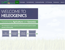 Tablet Screenshot of heleogenics.com